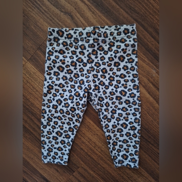 Child Of Mine Leopard Print Kids Leggings 6-9M - Picture 1 of 1